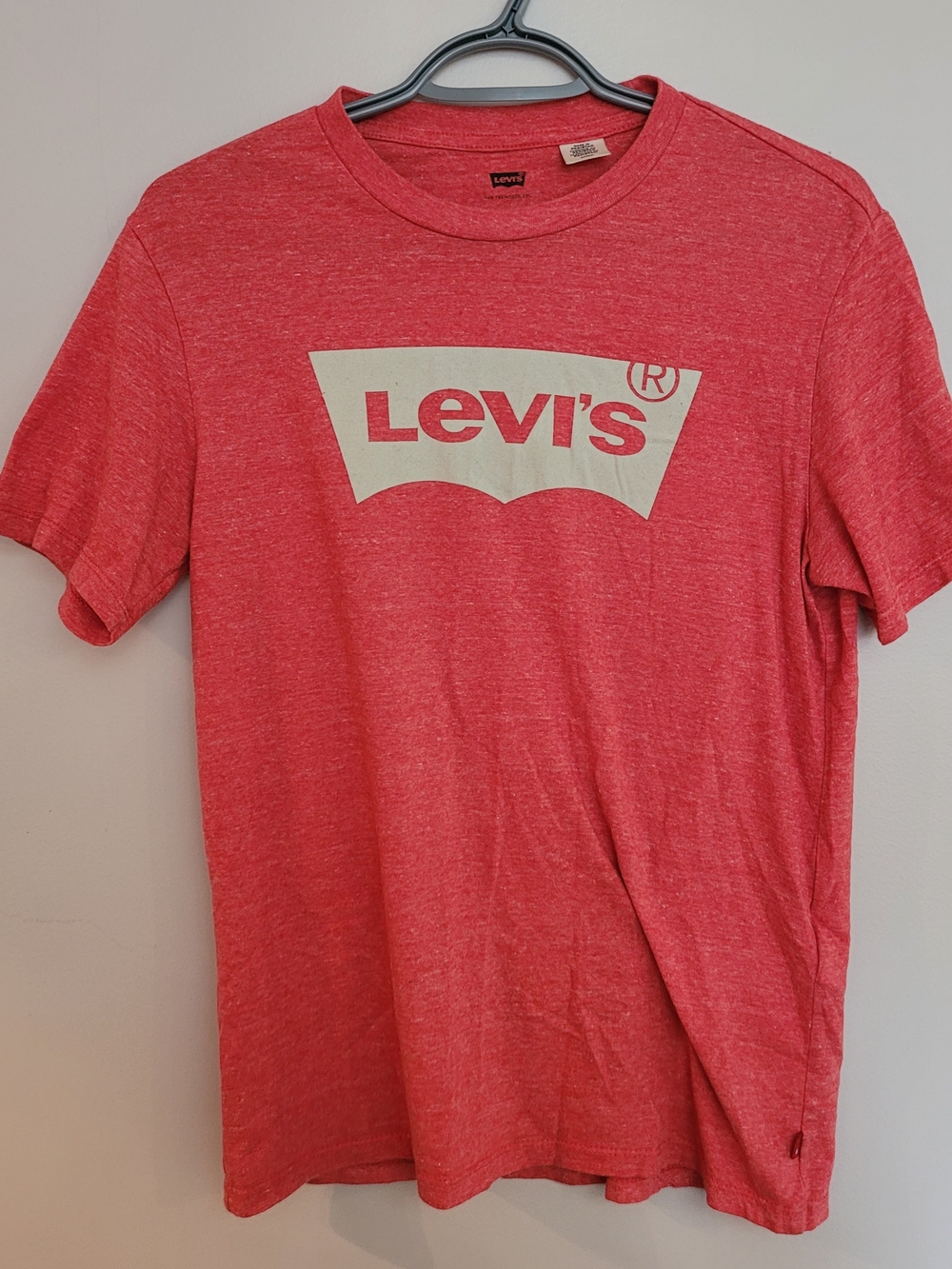 Levi's Heather Red Short-Sleeve Logo Tee